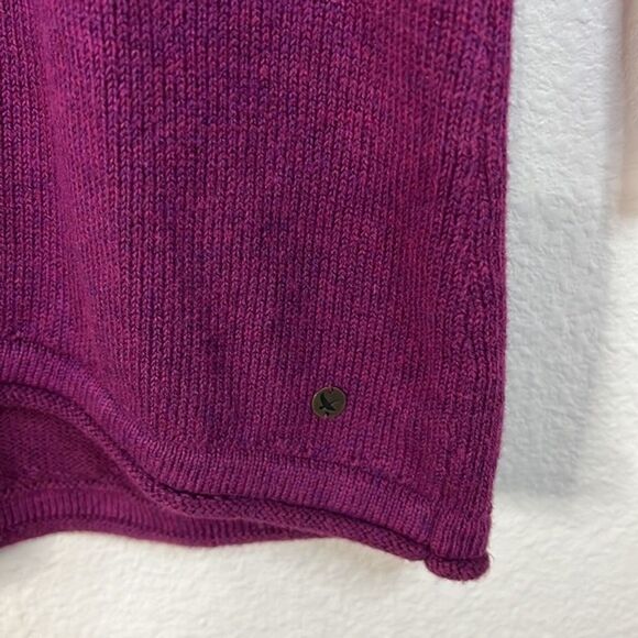 Eddie Bauer Purple V-Neck Sweater Size: M - Picture 4 of 8